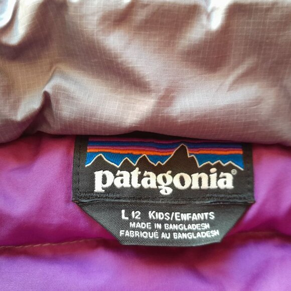 Patagonia Down Sweater Girls size L 12 - Picture 4 of 8